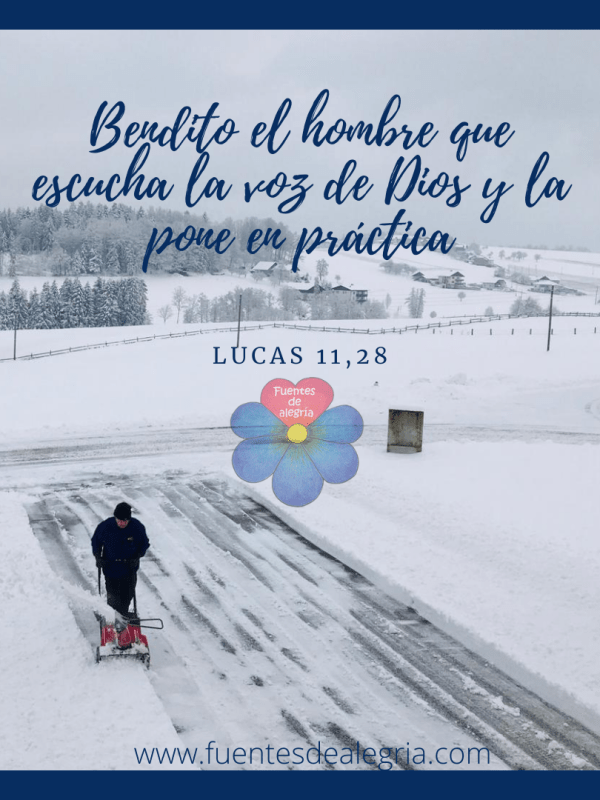 Día03: Bendito el hombre que escucha la voz de Dios y la pone en práctica (Lucas&nbsp;11,28)